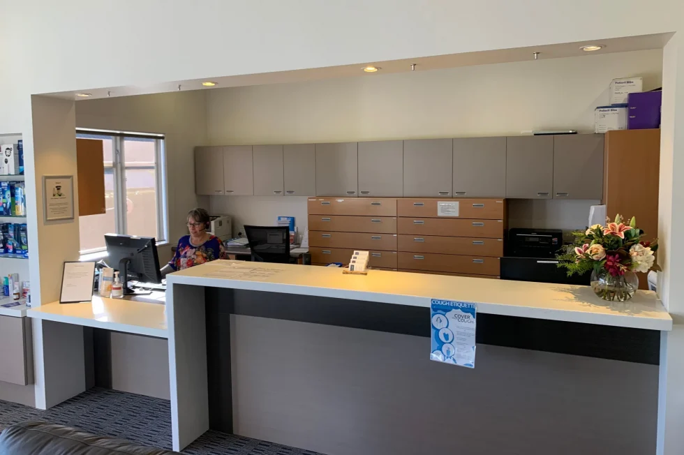 Reception at Bradley Wood Dentists